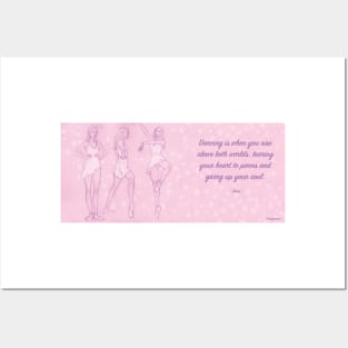 Ballerina Dancing Rumi Poetry Posters and Art